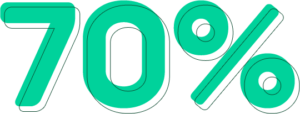 70 porciento