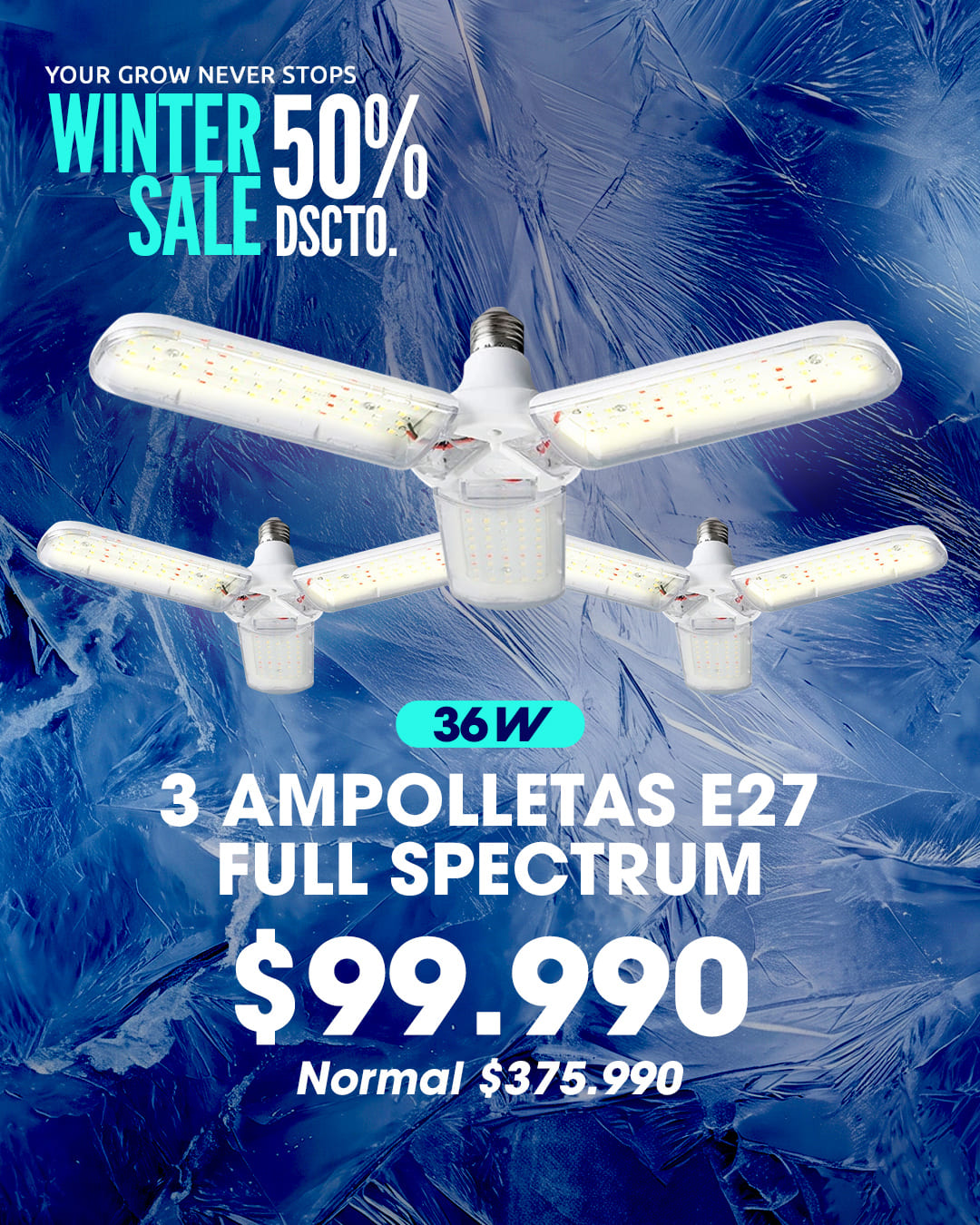 WINTER SALE PACK AMPOLLETA E27 FULL SPECTRUM WINTER SALE PACK AMPOLLETA E27 FULL SPECTRUM