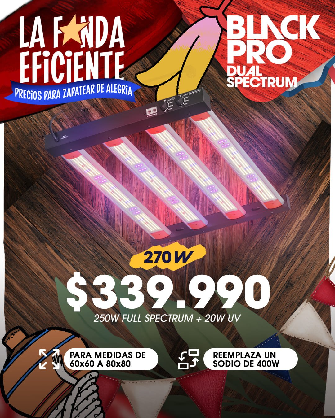 Dual Spectrum 270w - Promo Diechiochera Dual Spectrum 270w - Promo Diechiochera
