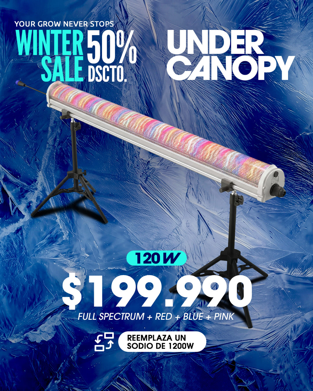 WINTER SALE UNDERCANOPY 120W WINTER SALE UNDERCANOPY 120W