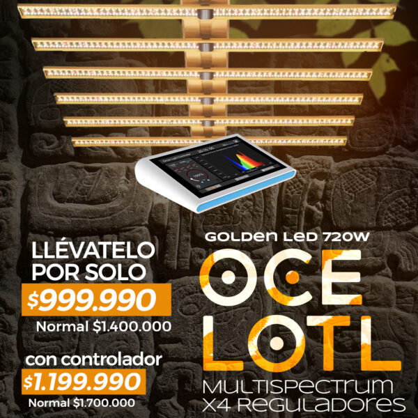 Ocelotl MultiSpectrum 720W x4 Reguladores